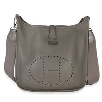Hermès Etain Clemence Evelyne III 29 PHW Handbag id