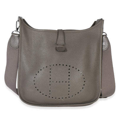 Hermès Etain Clemence Evelyne III 29 PHW Handbag id