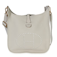 Hermès Gris Perle Clemence Evelyne III 29 GHW Handbag id