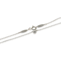 Tiffany & Co. Sterling Silver Diamond Elsa Peretti Diamond By The Yard Pendant sv