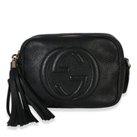 Gucci Black Pebbled Calfskin Soho Disco Crossbody Handbag id