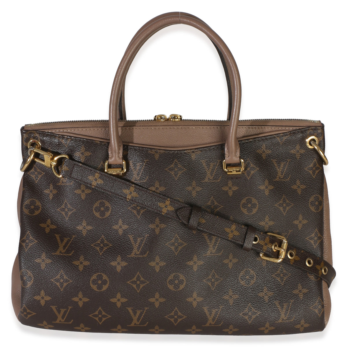 Louis Vuitton Taupe Monogram Canvas Pallas MM Handbag 4