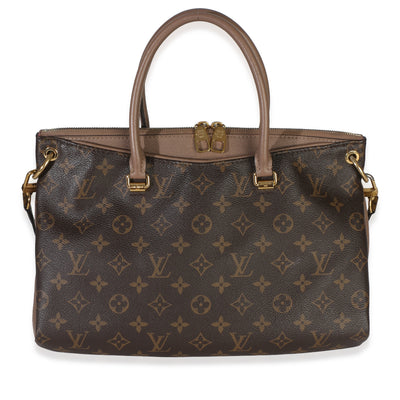 Louis Vuitton Taupe Monogram Canvas Pallas MM Handbag id
