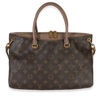 Louis Vuitton Taupe Monogram Canvas Pallas MM Handbag id