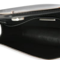 Prada Black Spazzolato Triangle Logo Plate Flap Chain Crossbody Bag Handbag 8