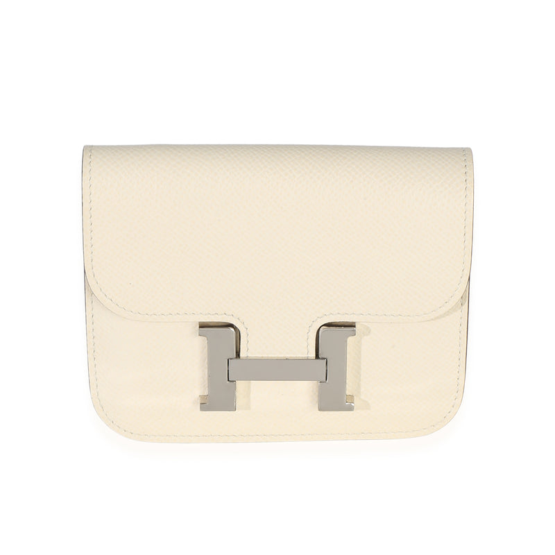 Hermès Nata Epsom Constance Slim Wallet PHW Wallet fv