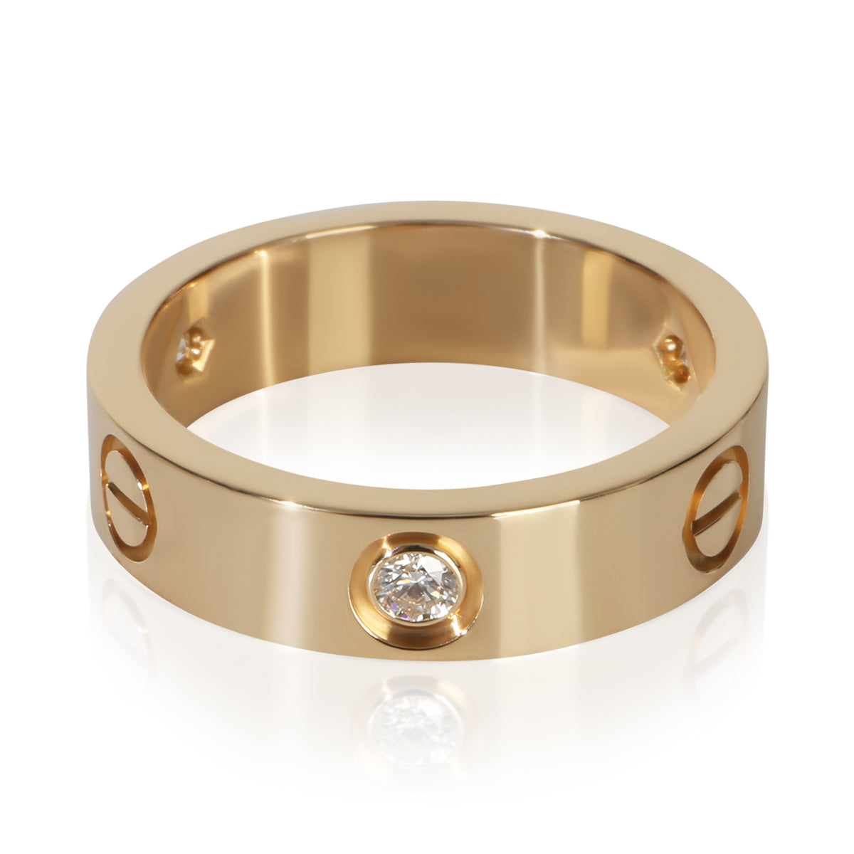 Cartier Yellow Gold Diamond Love Ring 2