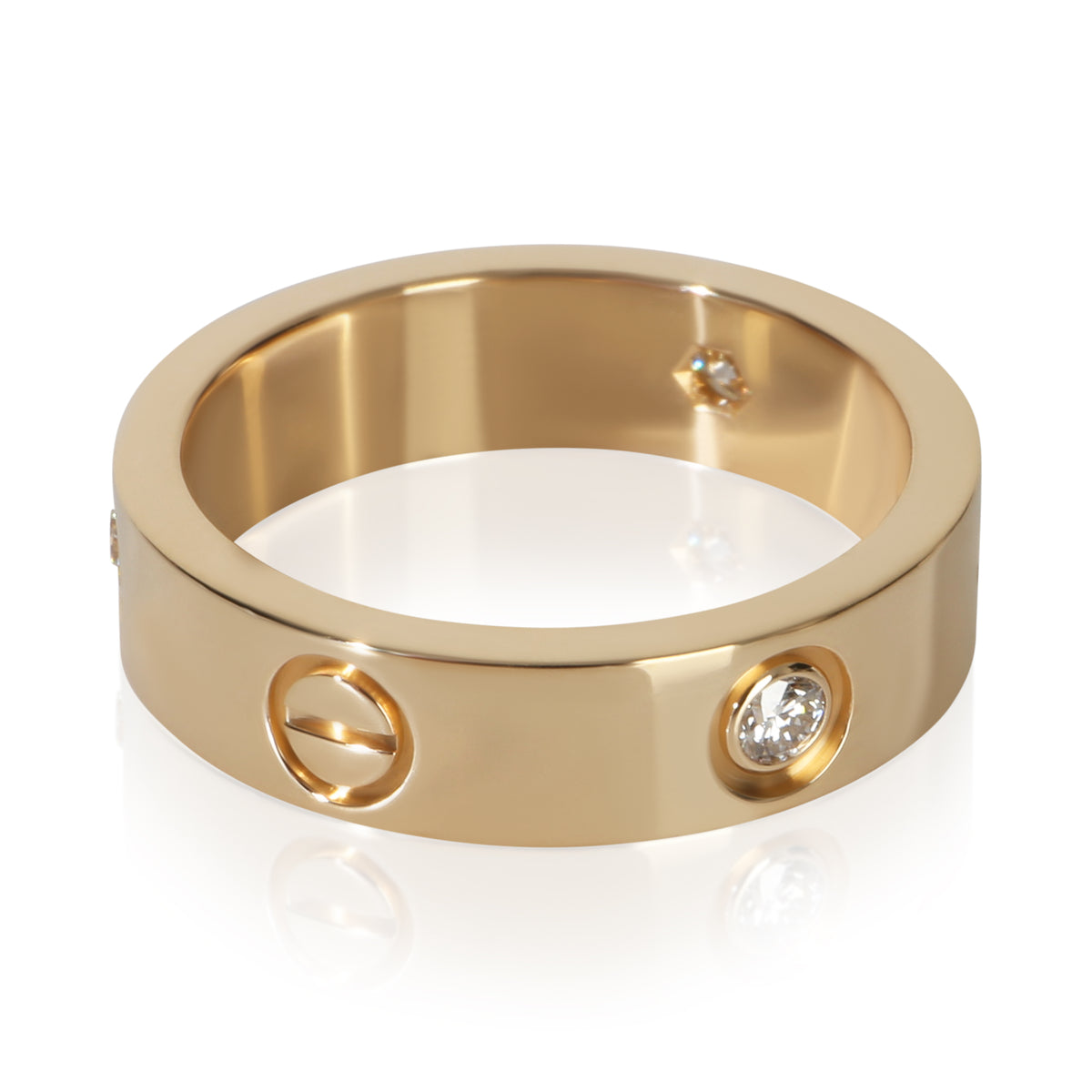 Cartier Yellow Gold Diamond Love Ring 3