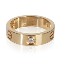 Cartier Yellow Gold Diamond Love Ring fv