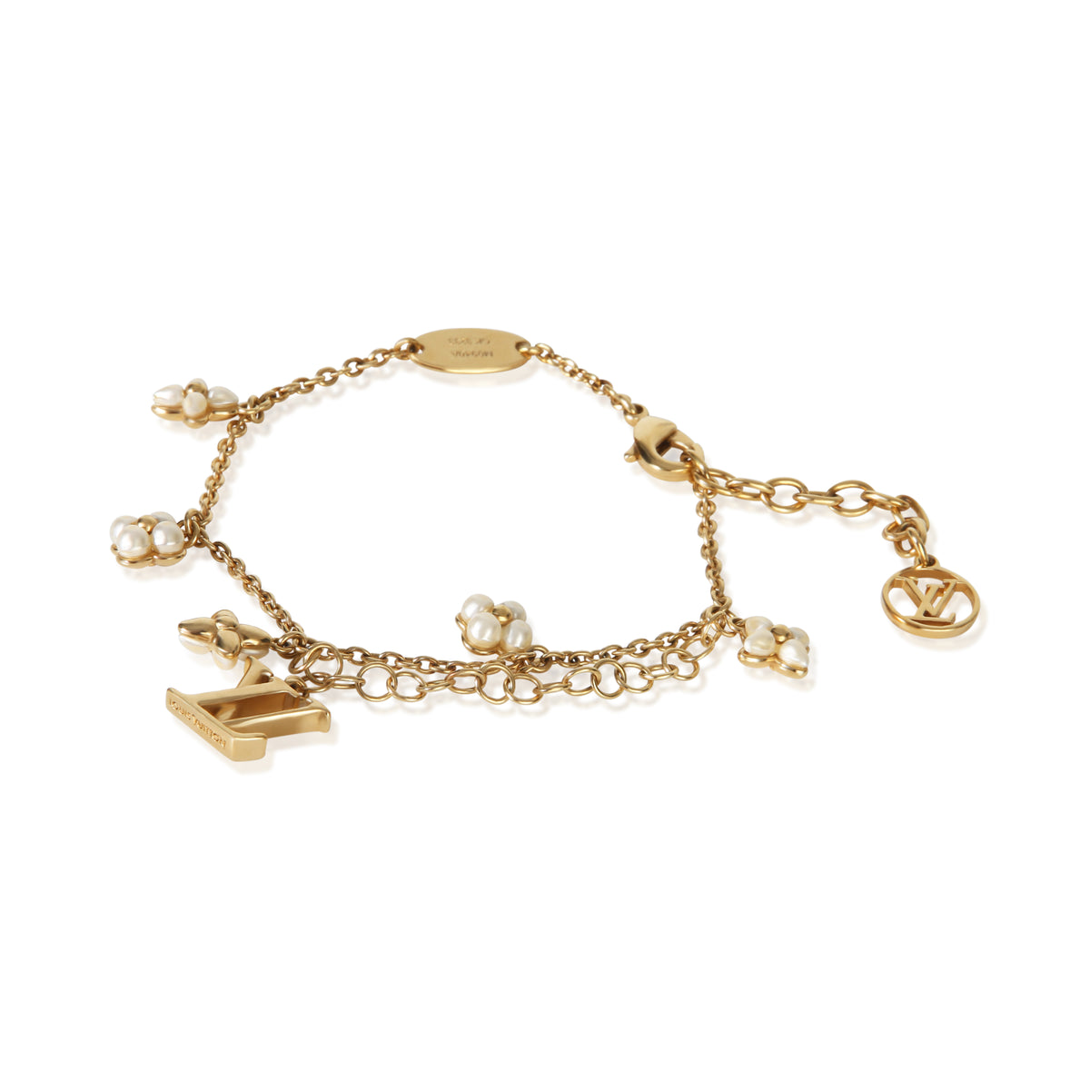 Louis Vuitton Gold Plated  Floragram Bracelet 2