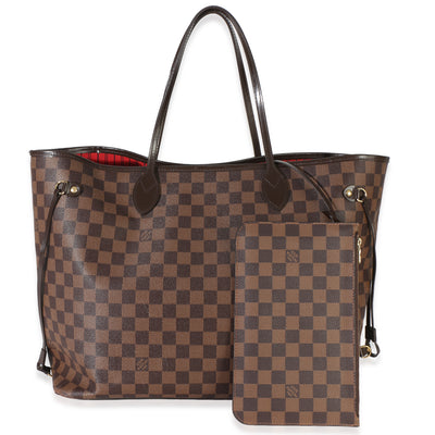 Louis Vuitton Damier Ebene Canvas Neverfull GM Handbag id