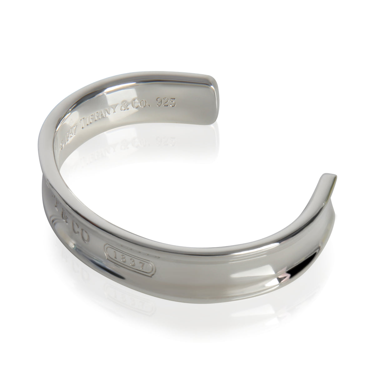 Tiffany & Co. Sterling Silver  1837 Cuff Bracelet
