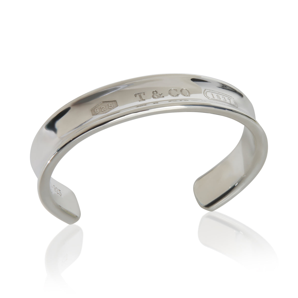Tiffany & Co. Sterling Silver  1837 Cuff Bracelet