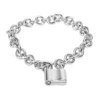 Tiffany & Co. Sterling Silver  1837 Lock Bracelet bv