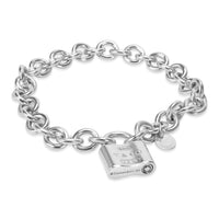 Tiffany & Co. Sterling Silver  1837 Lock Bracelet fv
