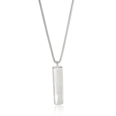 Tiffany & Co. Sterling Silver  1837 Bar Pendant