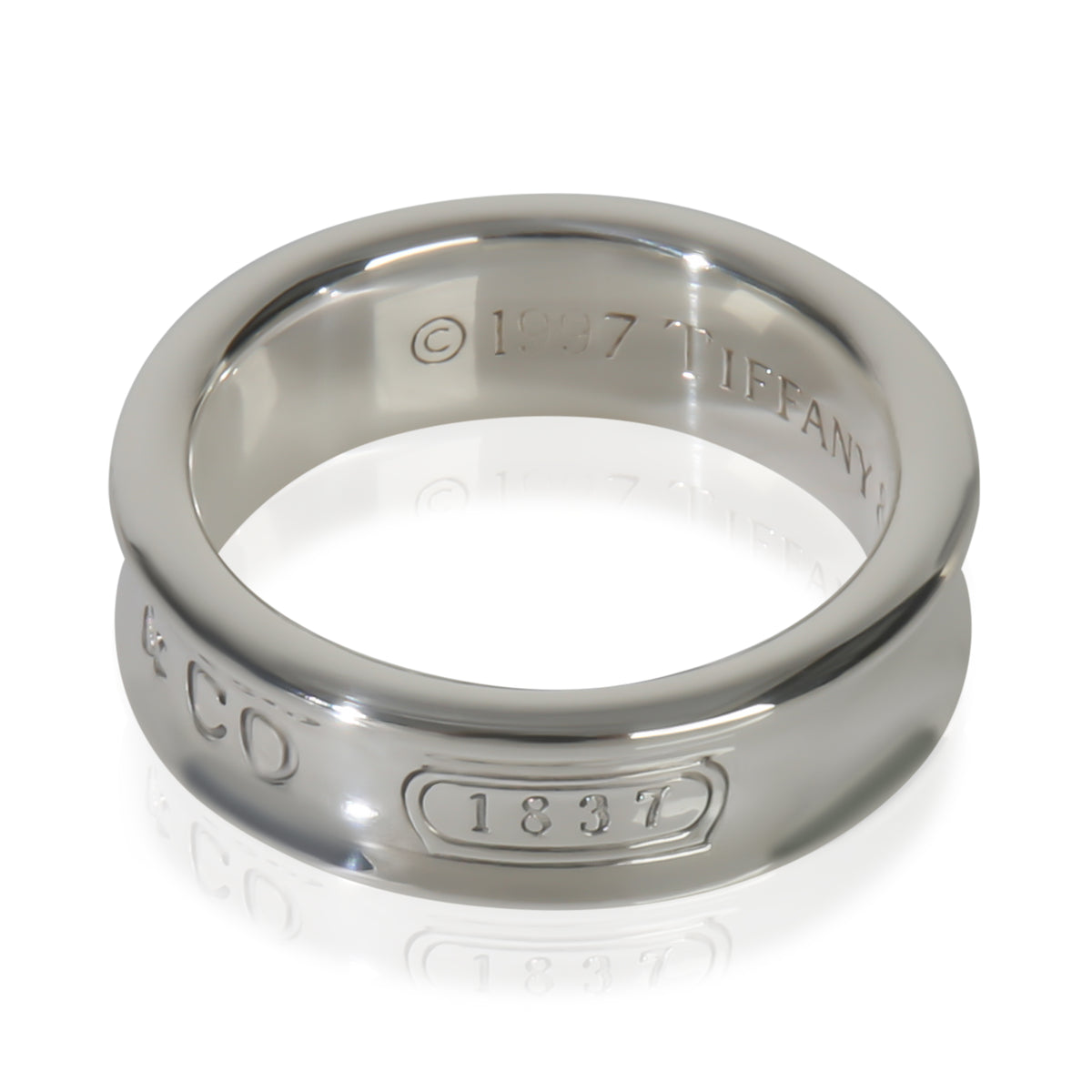 Tiffany & Co. Sterling Silver  1837 Ring