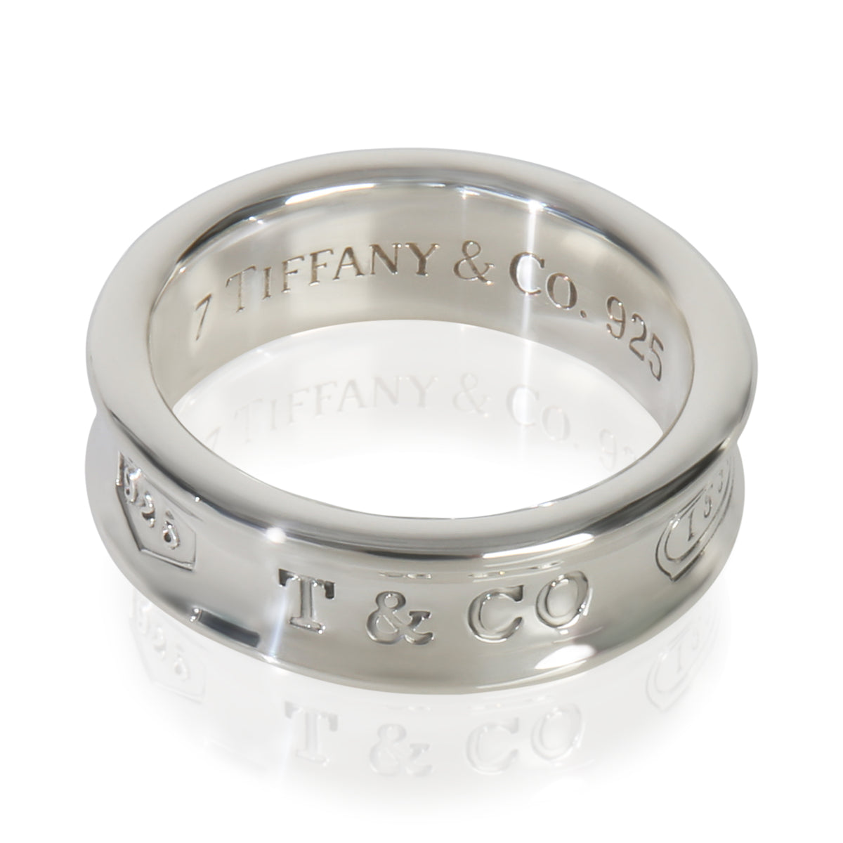 Tiffany & Co. Sterling Silver  1837 Ring