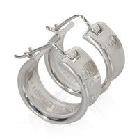 Tiffany & Co. Sterling Silver  1837 Hoop Earrings