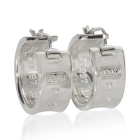 Tiffany & Co. Sterling Silver  1837 Hoop Earrings