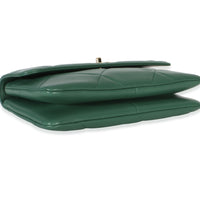 Chanel Green Quilted Lambskin Small Trendy Flap Bag Handbag 7