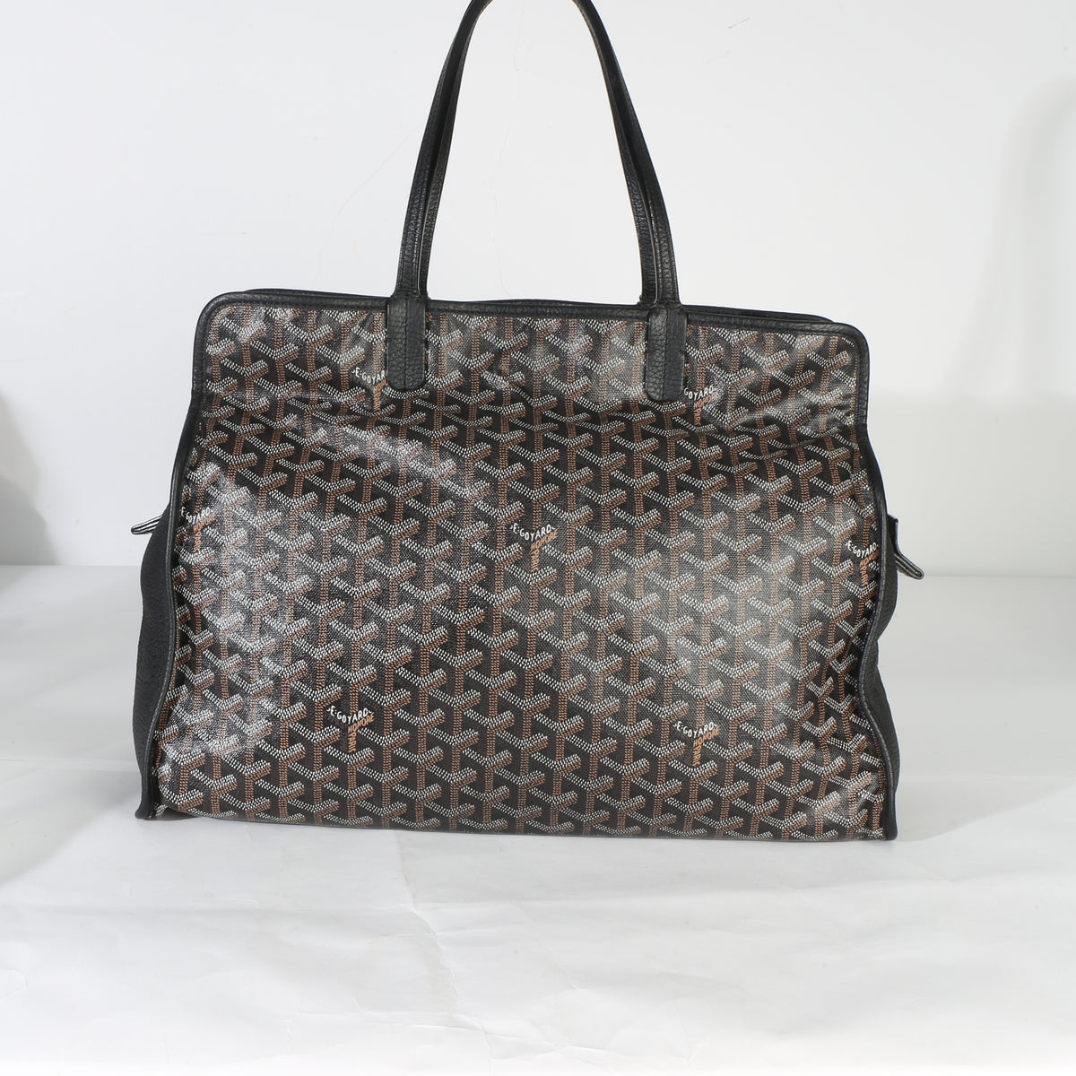 Goyard Black ine Canvas Sac Hardy Pet Carrier PM Handbag id