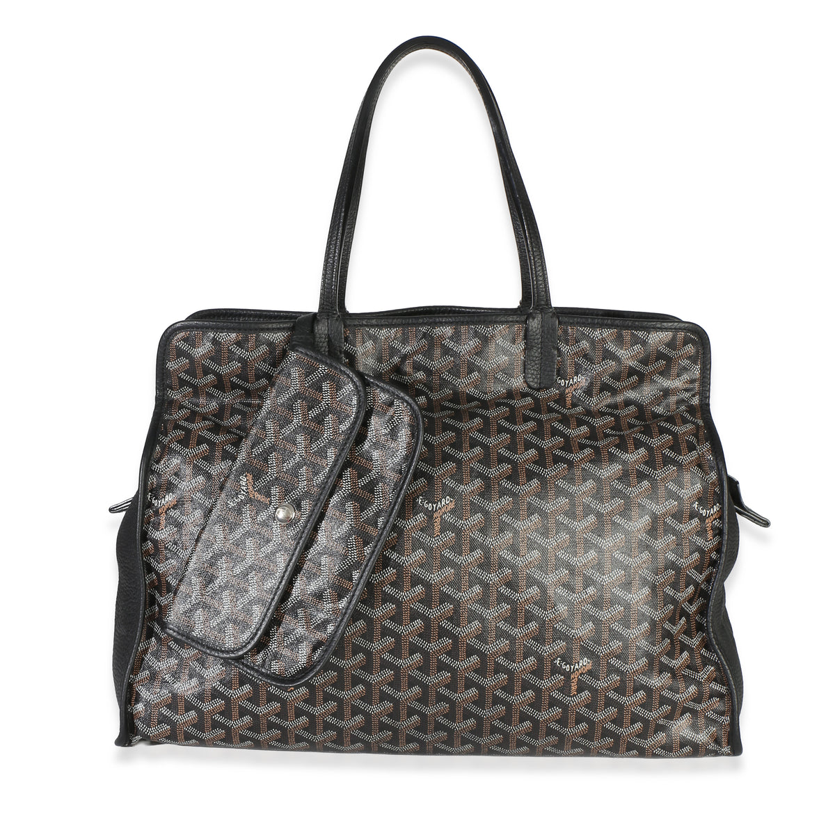 Goyard Black ine Canvas Sac Hardy Pet Carrier PM Handbag 8