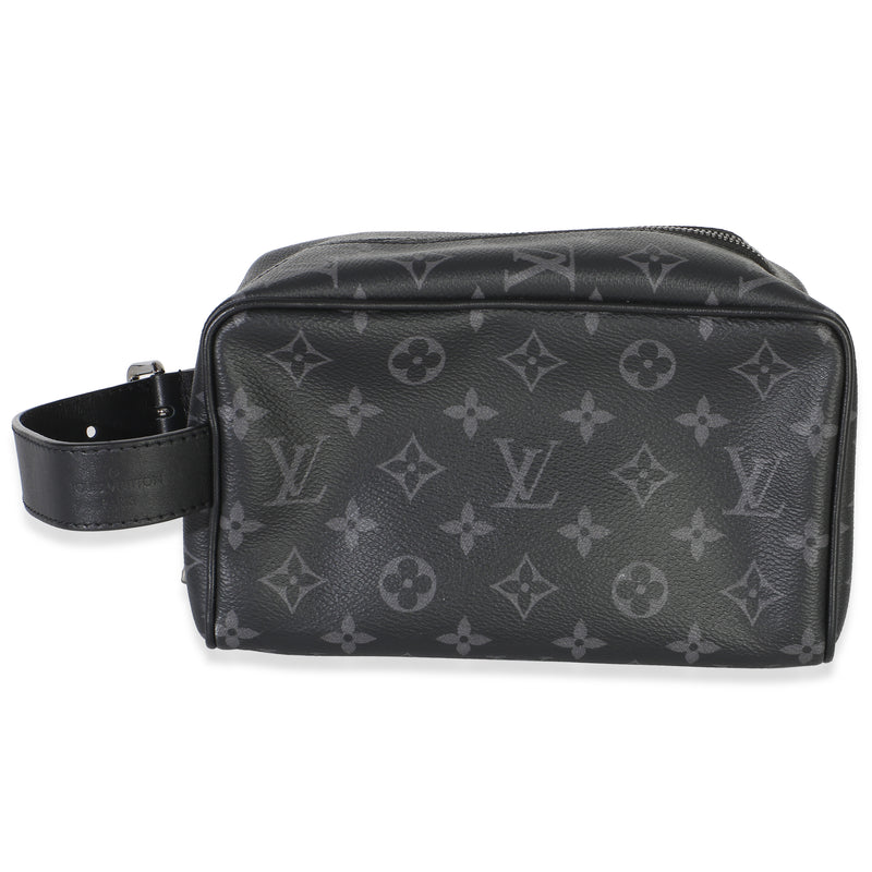 Louis Vuitton Monogram Eclipse Canvas Locker Dopp Kit Toiletry Pouch id