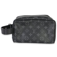Louis Vuitton Monogram Eclipse Canvas Locker Dopp Kit Toiletry Pouch id