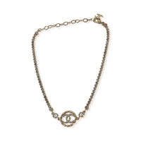 Chanel Gold Plated  2023 CC Choker Necklace 3