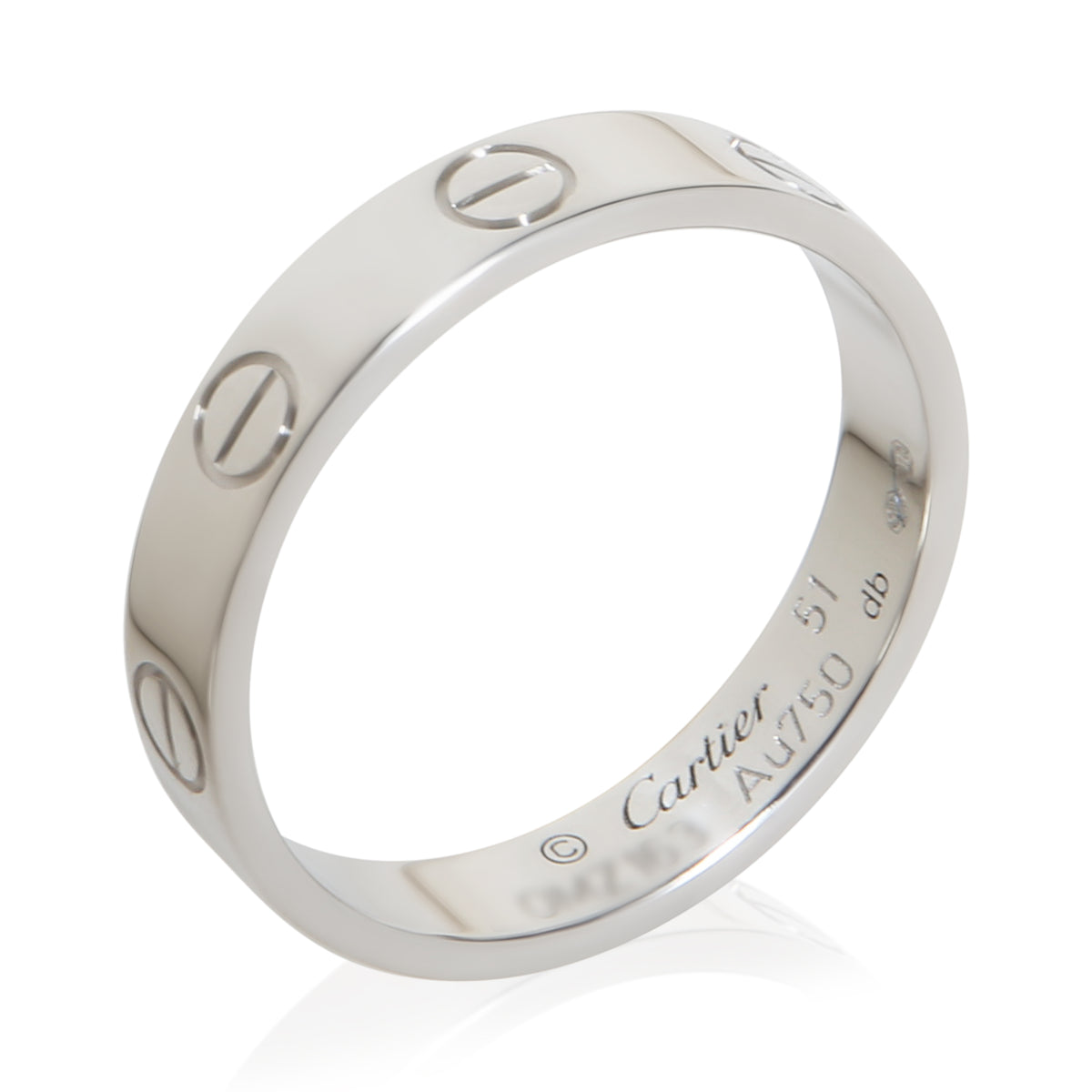 Cartier White Gold Small Model Love Ring 4
