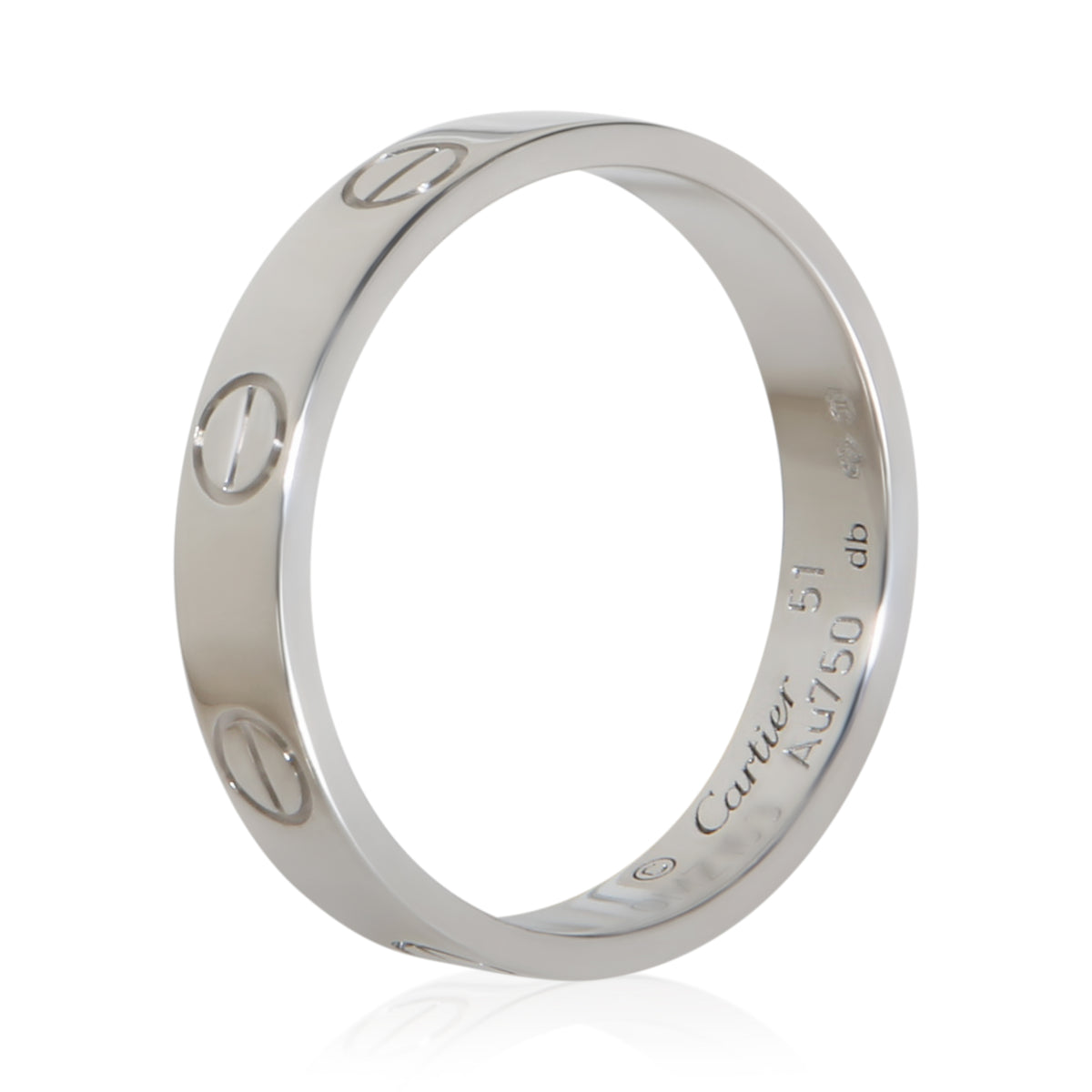Cartier White Gold Small Model Love Ring 5