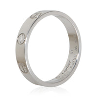 Cartier White Gold Small Model Love Ring 5