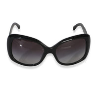 Chanel Black Acetate Silver CC Oversized Square Sunglasses id