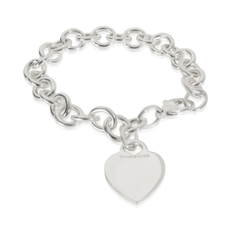 Tiffany & Co. Sterling Silver Heart Tag Bracelet