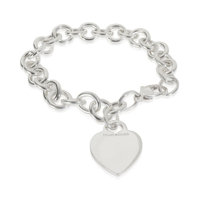 Tiffany & Co. Sterling Silver Heart Tag Bracelet
