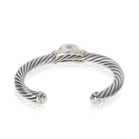 David Yurman Yellow Gold & Sterling Silver Peridot Noblesse Bracelet 3