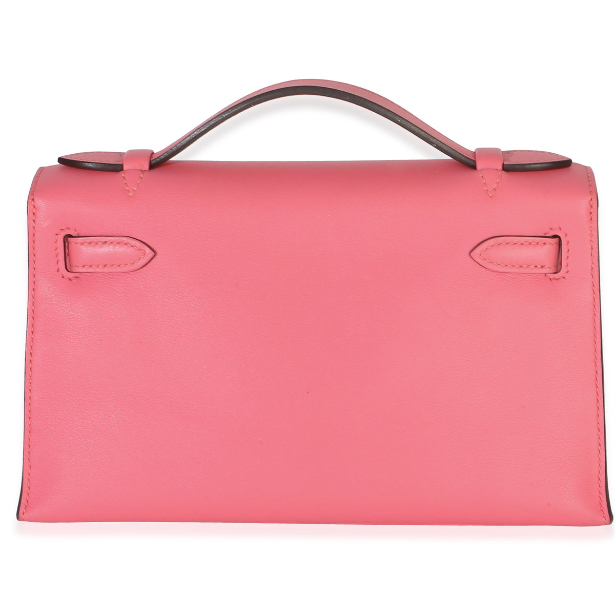 Hermès Rose Azalee Swift Kelly Pochette GHW Handbag 4