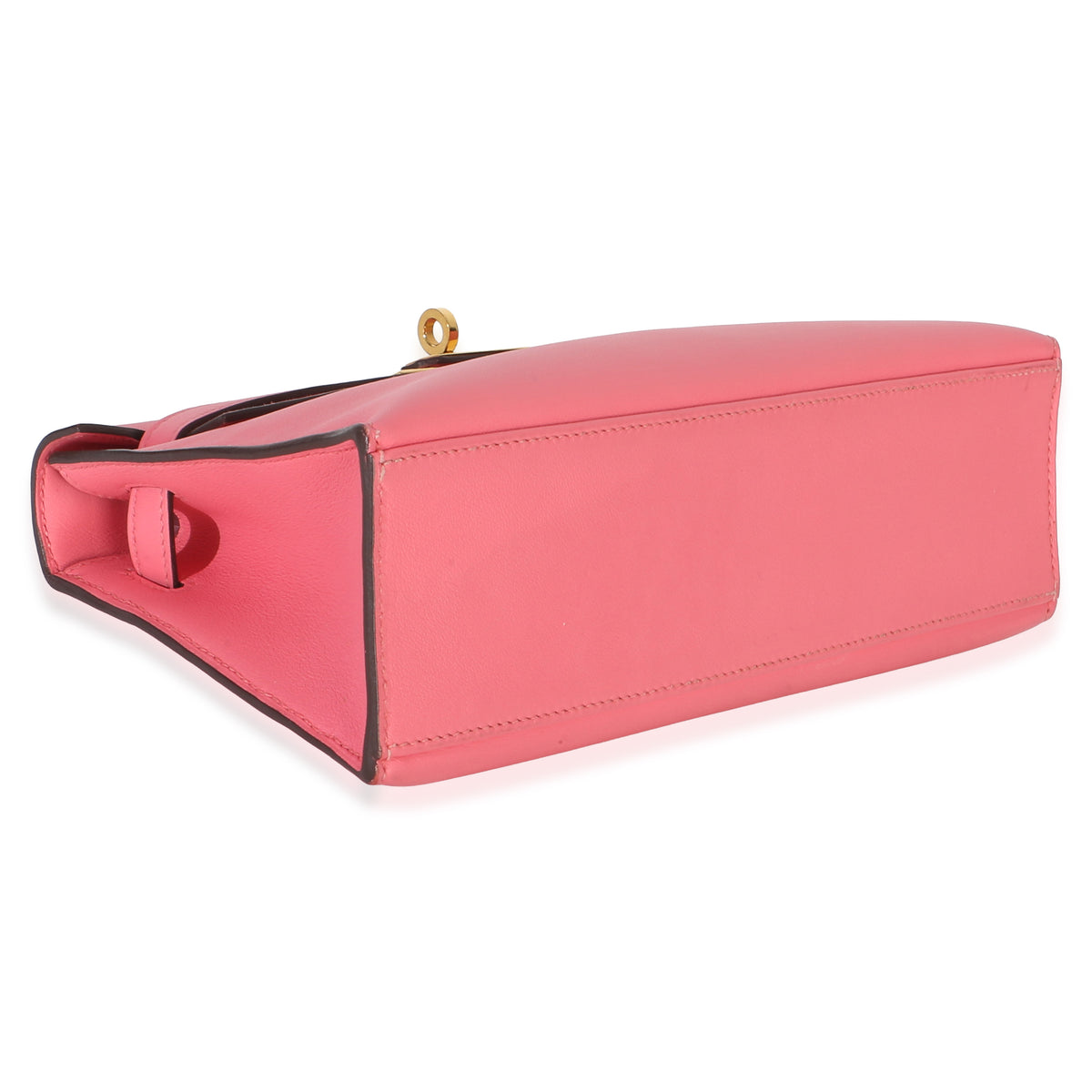 Hermès Rose Azalee Swift Kelly Pochette GHW Handbag 7