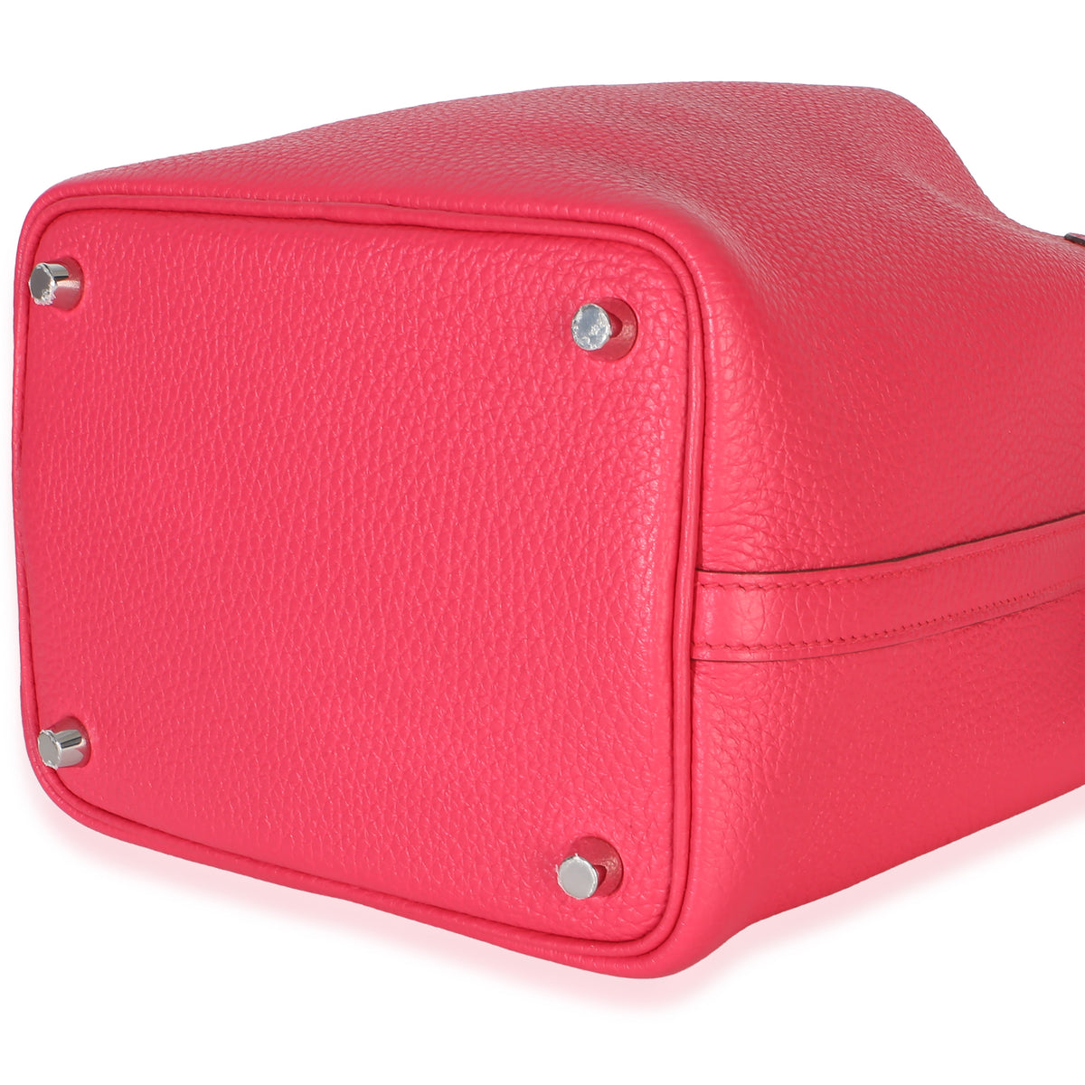 Hermès Rose Extreme Clemence Picotin Lock 18 PHW Handbag 6