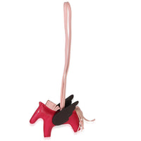Hermès Framboise Rouge Sellier Rose Milo Lambskin Grigri Rodeo Pegase PM Charm id
