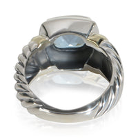 David Yurman Yellow Gold & Sterling Silver Topaz Noblesse Ring 4