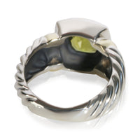 David Yurman Sterling Silver Peridot Noblesse Ring 3