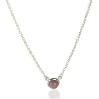 Cartier Sterling Silver Chalcedony Elsa Peretti Color By The Yard Pendant fv