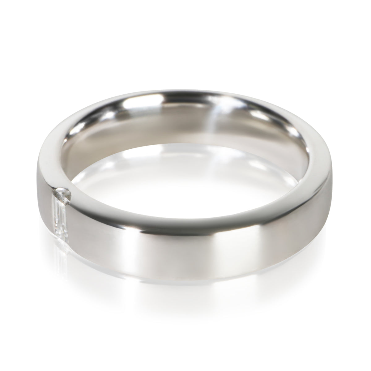 Tiffany & Co. Platinum Diamond Charles Tiffany Band 2