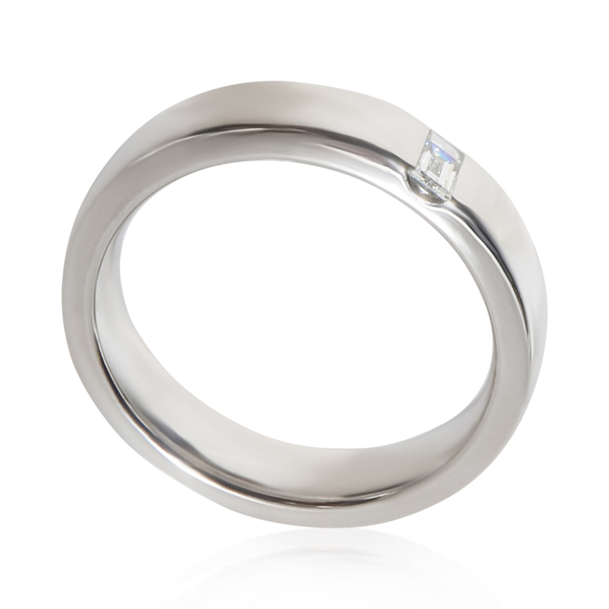 Tiffany & Co. Platinum Diamond Charles Tiffany Band 5