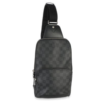 Louis Vuitton Damier Graphite Canvas Avenue Slingbag Handbag fv