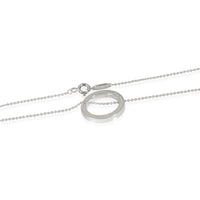 Tiffany & Co. Sterling Silver 1837 Circle Pendant