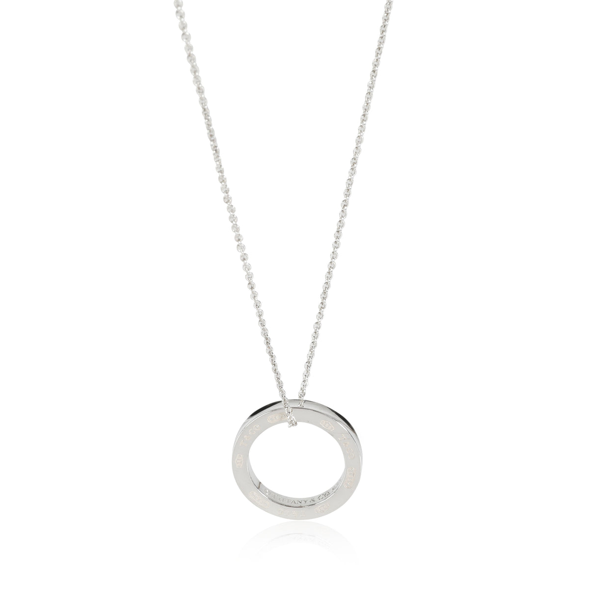 Tiffany & Co. Sterling Silver 1837 Circle Pendant