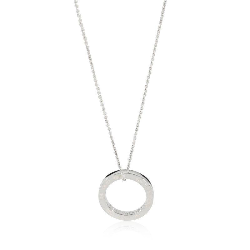 Tiffany & Co. Sterling Silver 1837 Circle Pendant